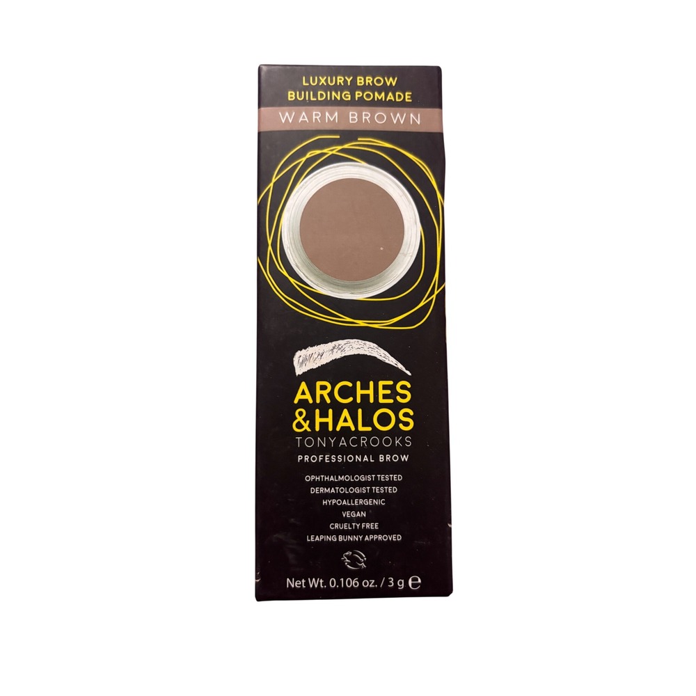 Arches & Halos Brow‎ Pomade 3g Warm Brown Building Cream Professional Brow